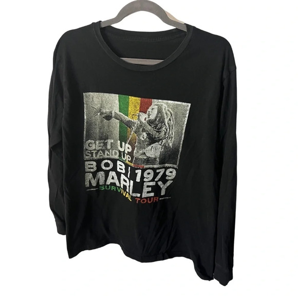 Unbranded | Bob Marley 1979 Survival Tour Long Sleeve Shirt  | Size M - Picture 1 of 4